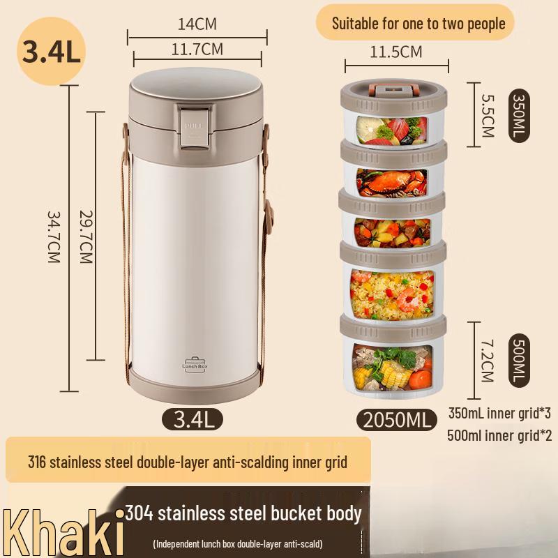 

Multi-Layer Insulated Stainless Steel Food Container