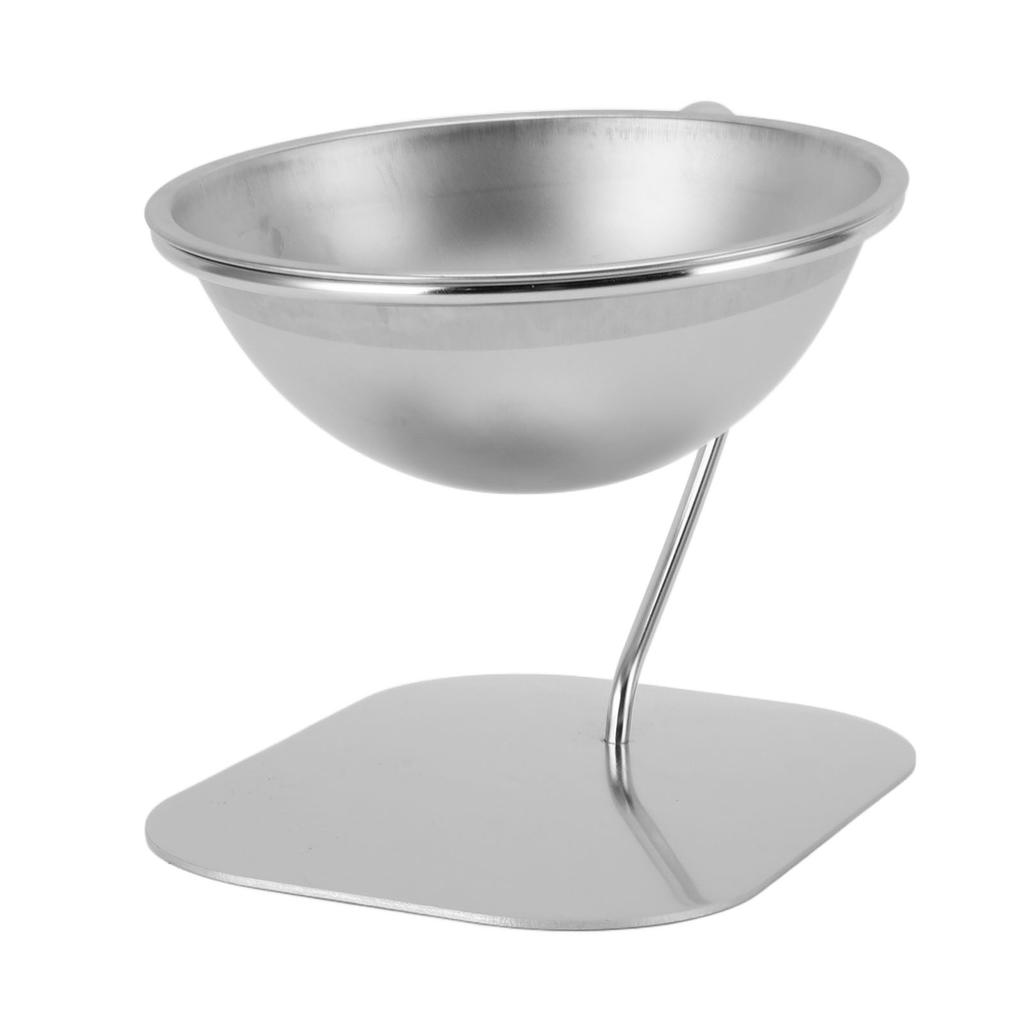 Erhöhte Katzennapf Edelstahl Großes Fassungsvermögen Kippsicher Erhöhter Katzenfutter Wassernapf für Katzen