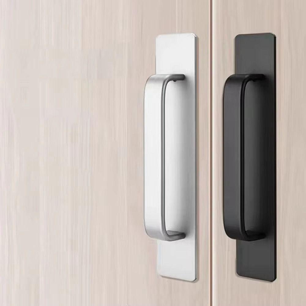 Waterproof Punch-free Door Handle Practical Window Handle Simple Closet Knob  Balcony Gate