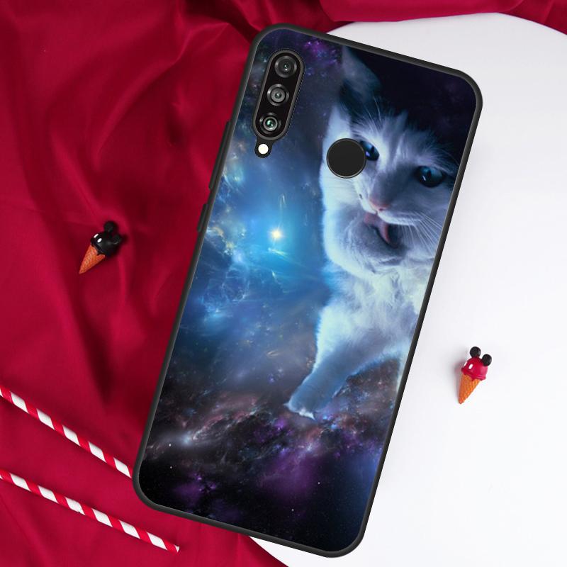 

Space Happy Cats For Huawei Nova 7i 8i 11i 12i 12s 10 9 SE Y90 Y60 Y70 Y72 Y61 Y91 P60 Pro P30 P40 Lite Case Huawei Nova 11i