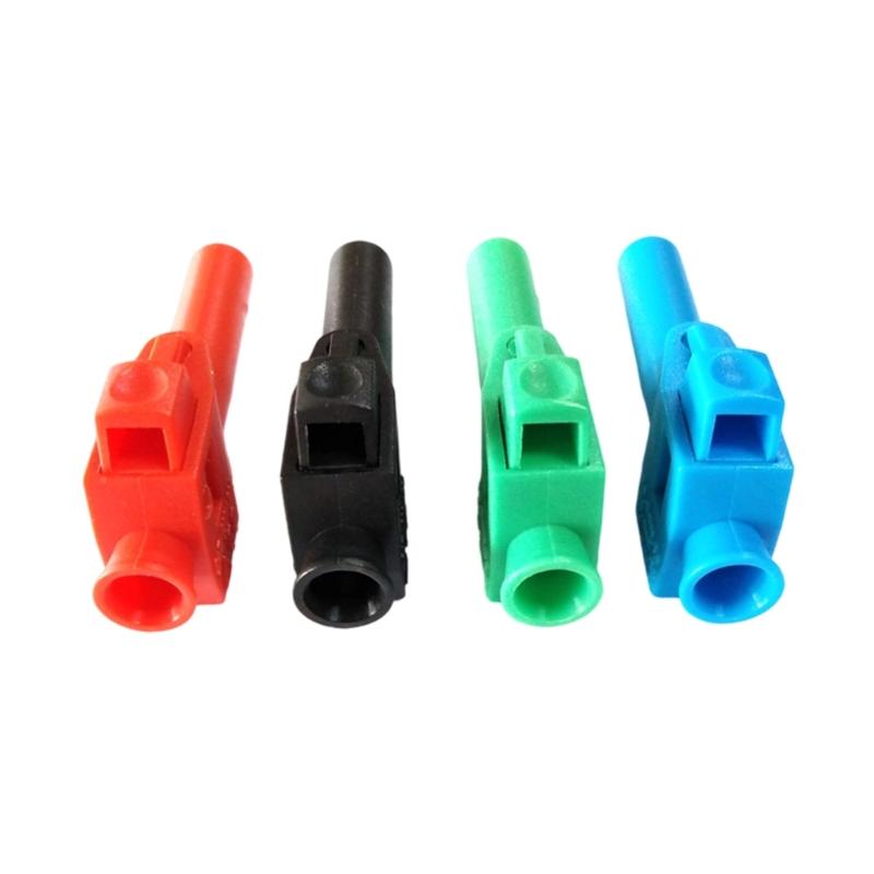 No Welding Need 4mm Banana Plugs Connector Fast Release 4mm Test Leads Connector Quick Fixing for Multimeter Leads