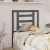 VidaXL Headboard Grey 81x4x100 Cm Solid Pine Wood 818797