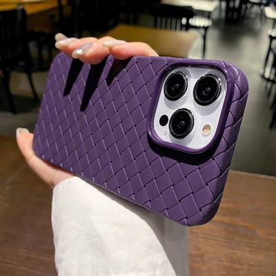 Breathable Mesh Grid Woven Cooling Thin Case For iPhone 15 14 13 12 11 Pro Max Plus Soft Silicone Cover