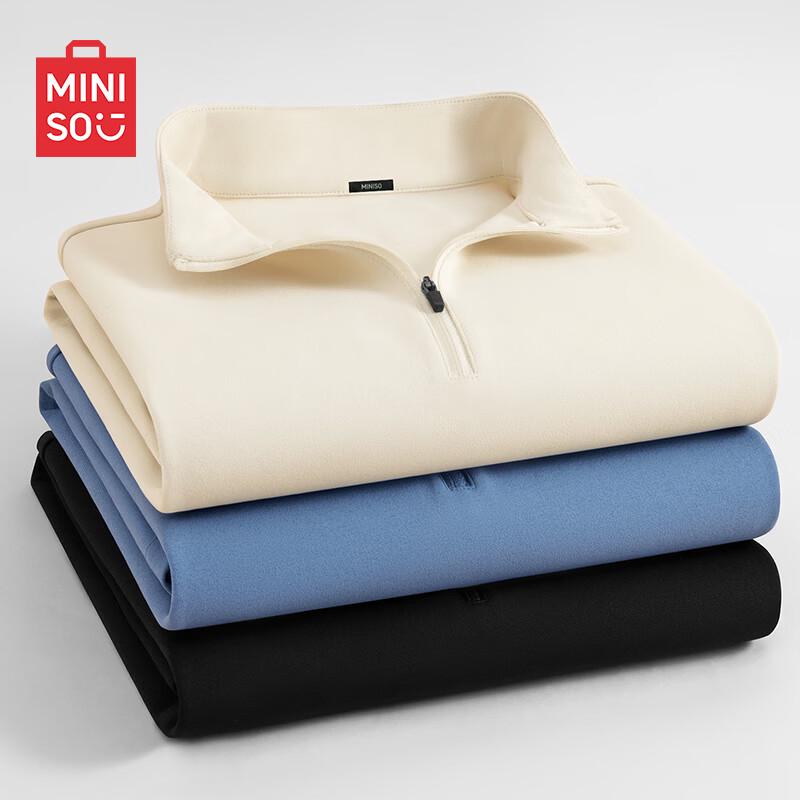 

MINISO Men s Quick-Dry Long Sleeve Half-Zip Cycling Jersey 3XL