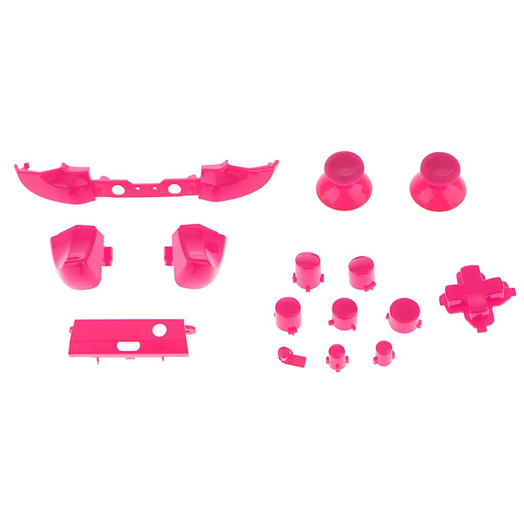 15-in-1 Replacement Full Button Set Controller Repair Parts - Pink