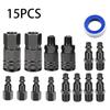 1/1" NPT American-style 11-pack For Pneumatic Tools And Quick-connect Fittings For Paint SprayGuns And Workshop Pneumatic Tool