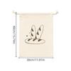 ZISIZ Canvas Drawstring Bread Storage Bag