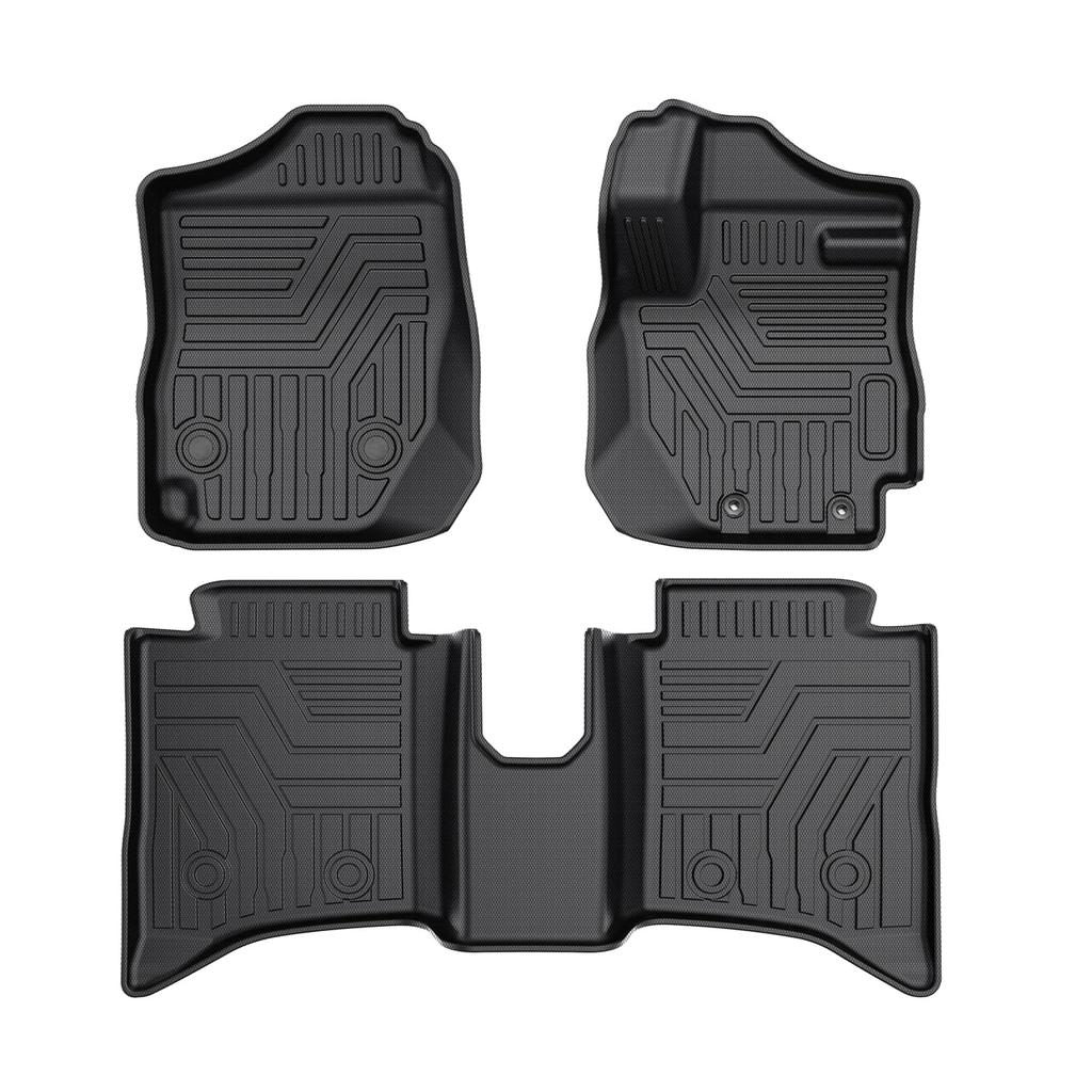 Virauto 3D Floor Mats for Suzuki New Jimny Nomad JC74W Automatic Transmission 2025 1st 2nd Scratch Stain Abrasion Easy Easy Custom Set of 3 (April