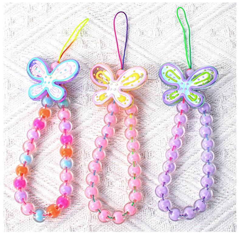 Acrylic Beads: Inner Color & Transparent Beads for DIY Hair Ties and Bracelets