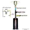 Umbrella-Shaped Gas Stove: Indoor/Outdoor LPG & Natural Gas Heater for Home or Commercial Use