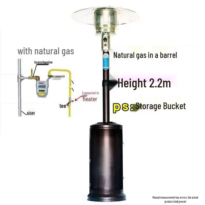 Umbrella-Shaped Gas Stove: Indoor/Outdoor LPG & Natural Gas Heater for Home or Commercial Use