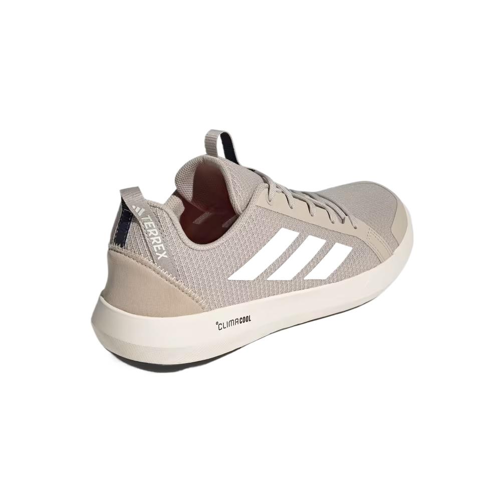 Adidas Terrex Boat ClimaCool Fashion Comfortable Trendy Minimalist Breathable Low-Top Hiking Shoes Unisex Hiking Shoes White Brown JI3501