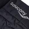 SAUCONY Solid Color Casual Zip Collar Vest Women Vests Black SC1249042B-BK01