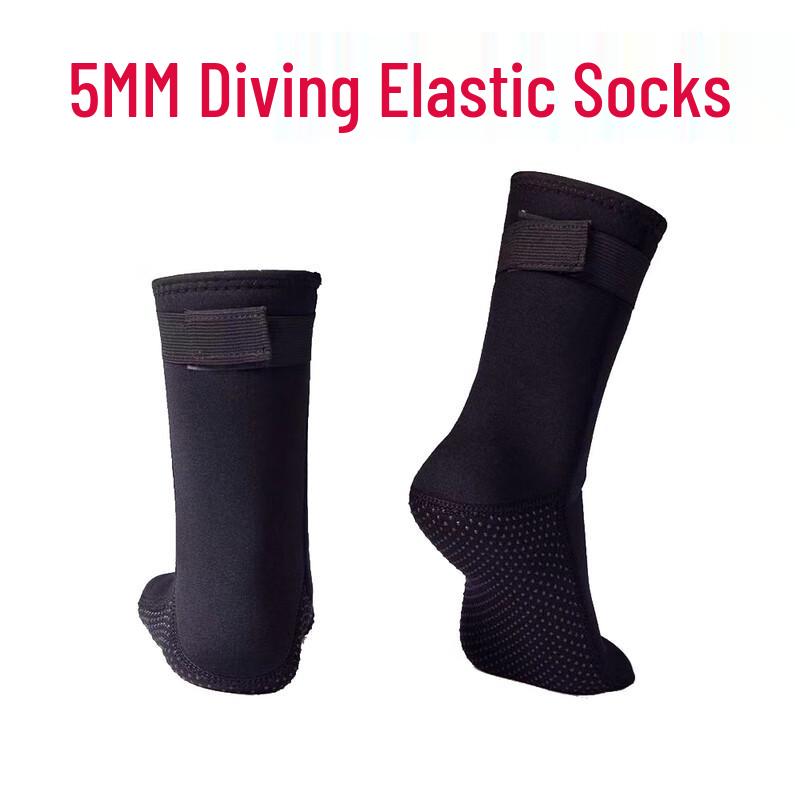 WEZHO 5mm Thick Non-slip Water Socks for Diving and Beach
