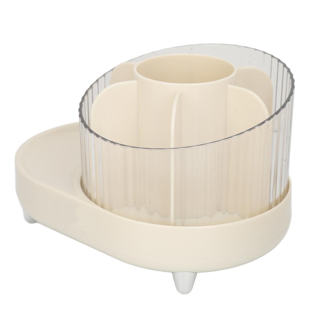 Makeup Brush Holder Case Multi Grids Rotating Cosmetic Brushes Storage Box for Pen Lipstick