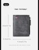 Men's High-End Casual Zipper Wallet - Short, Large Capacity, Multifunctional Billfold & Coin/Card Holder.