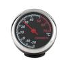 Mini Car Digital Clock Auto Thermometer Hygrometer Anti-slip Base Stable Automotive Accessory for Bumpy Road Driving