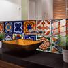 OATIPHO Moroccan Tile Set of Wallpaper Stickers for DIY Peelable Stickers, 10, 20x20cm, Waterproof, Heat-Resistant Kitchen, Bathroom, Toilet,