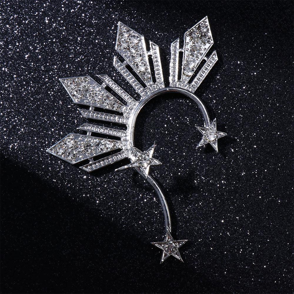 Pcs Girl's Crystal Rhinestone Right Ear Non Piercing Earrings Fashion Accessories Ear Cuff Ear Clip