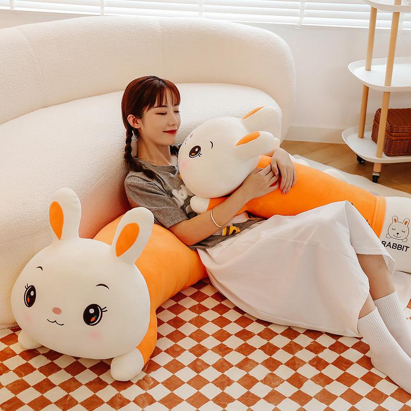 Karotte Hase Hase Hase Langbeiniges Schlafkissen Kissen Mädchen Nachttisch Puppe Plüschtier Große Größe