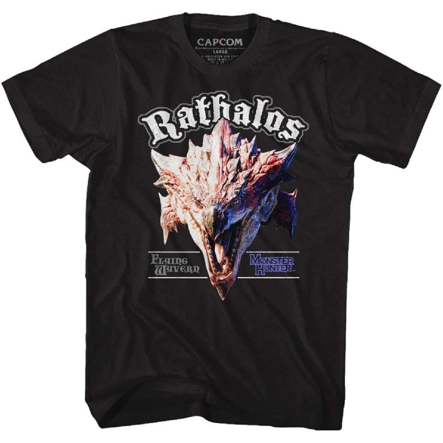 American Classics Monster Hunter - Mens Ratholos T-Shirt, X-Large, Black S