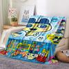 1PC Tamagotchi Print Flannel Blanket, High quality Comfortable for All Seasons, Home Decor, Warmth and Comfort, Perfect for Christmas Gifts189