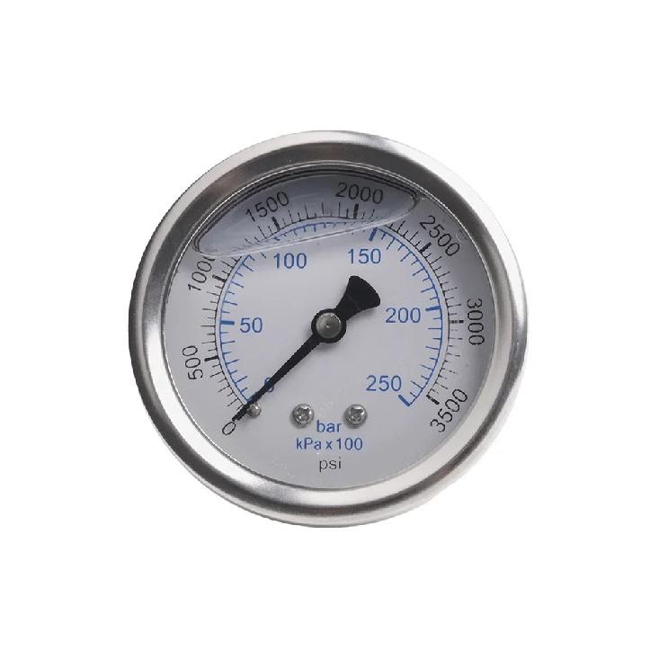 Axial Seismic Pressure Gauge Sophie Sff Back Connected Vacuum Gauge Seismic Water Pressure Hydraulic Oil Pressure Gauge