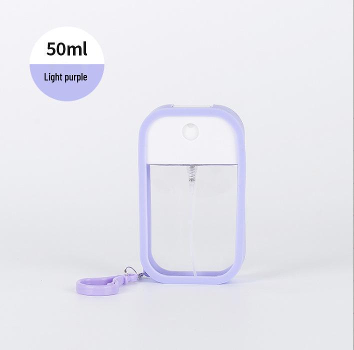 Portable Press-On Silicone Hydrating Perfume Spray Bottle