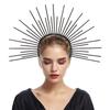 Elegant Radiance Crown Wedding Headband Baroque Tiaras Hairband Women Accessories Cosplay Costume Props Church Hairband