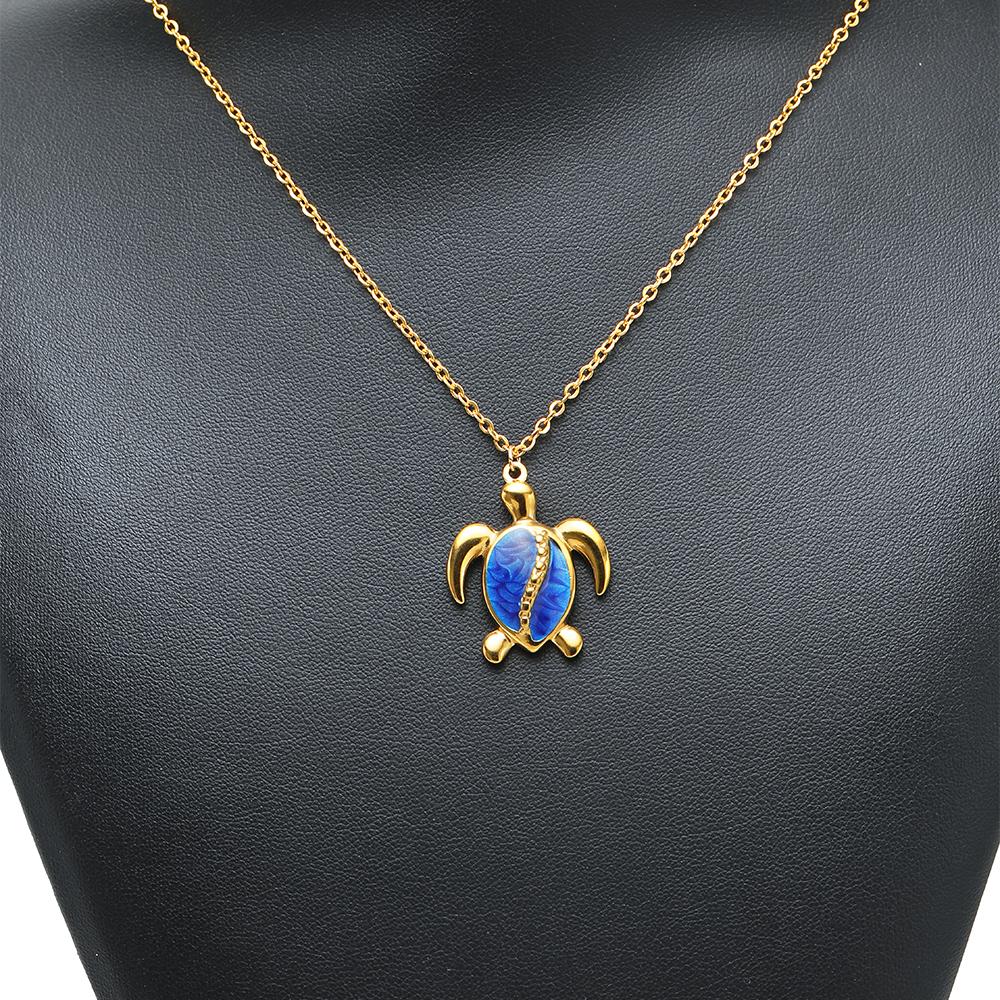 5pcs Stainless Steel Enamel Tortoise Gold Charms Exquisite Turtle Pendant DIY Jewelry Necklace Findings Bracelet Earrings Making