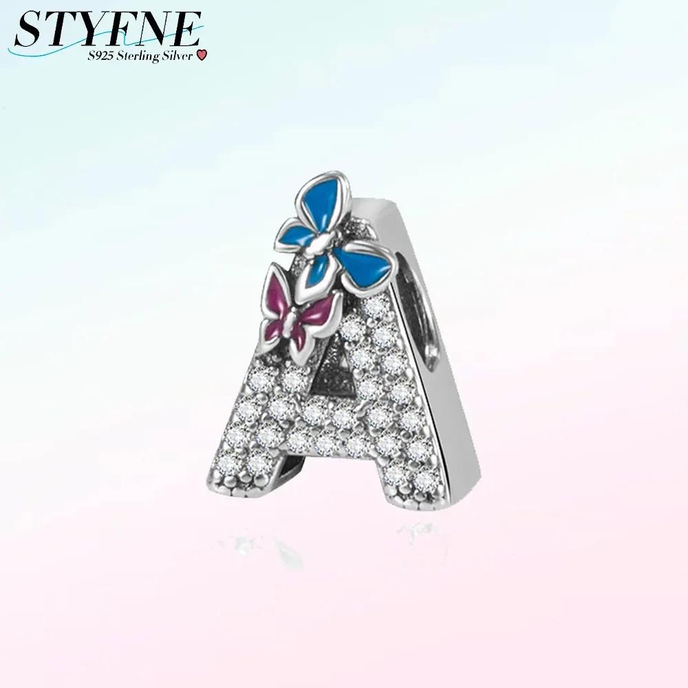 Charm Bead Charms Plata Originales Letter Collection Shining Bead Charms Ideal For Charm Bead Charms copper Bracelets Jewellery Making Womens Gift