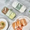 Plastic Seasoning Box Moisture-Proof Salt Jar Easy Clean Seasoning Jar  Home Cooking