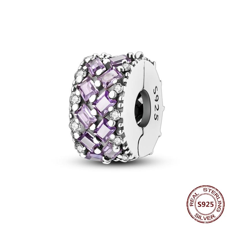 Copper Buckle Copper Charm Blue Star Moon Bead Butterfly Suitable For Original Bracelet Zircon Fine Diy Jewelry