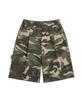 Noming Camo Einfalten-Taschen Weite Bermuda-Shorts - Grün