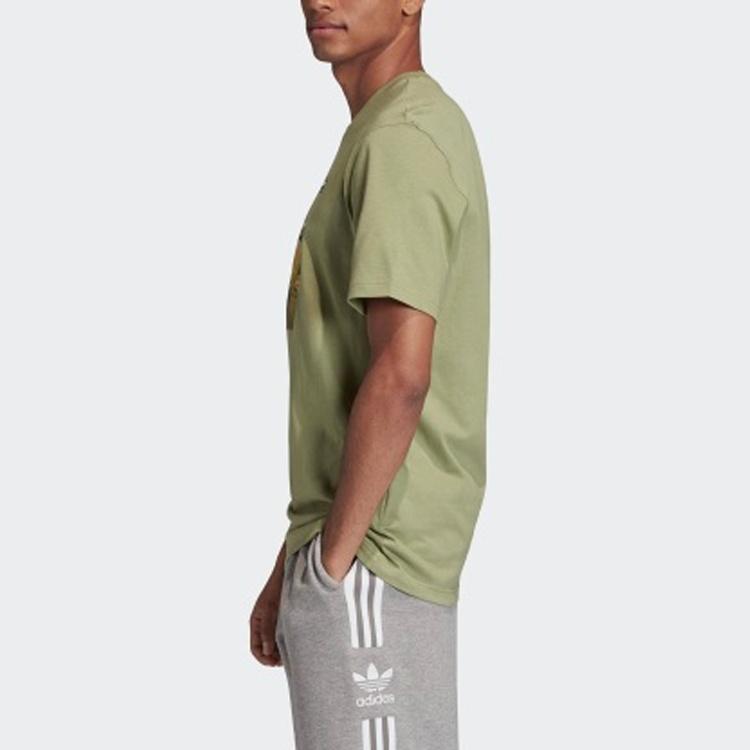 adidas originals originals Photo Tee Printing Short Sleeve Green Men's FM2196