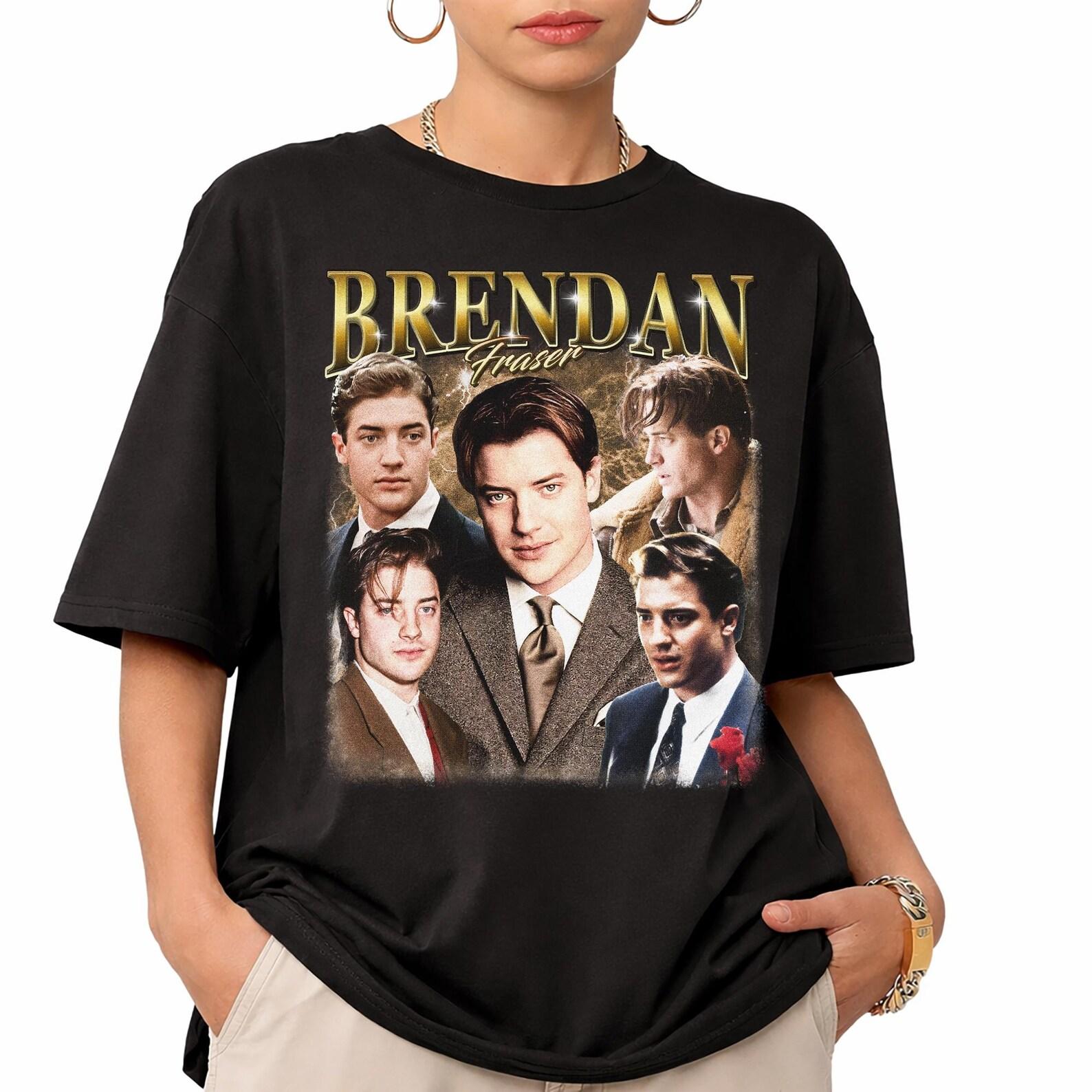 Vintage Brendan Fraser Graphic Shirt, Brendan Fraser Homage T-Shirt, Classic Movie Actor Shirt, Movie Lover Gift, Unisex Tee S