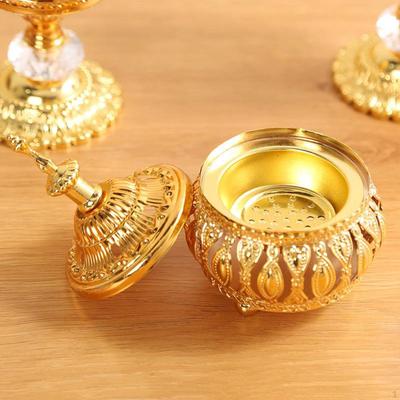 Burner Flower Chinese Metal Holder Handmade Censer Bowl Home Decoration Study Yoga Decor Gift