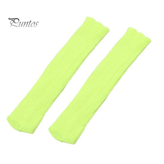 

1 пара зимних гетр, теплые японские гетры JK, полоски, эластичные трикотажные носки для носков, для вечеринок, занятий спортом, йоги, танцев, чехлы для ног флуоресцентный желтый