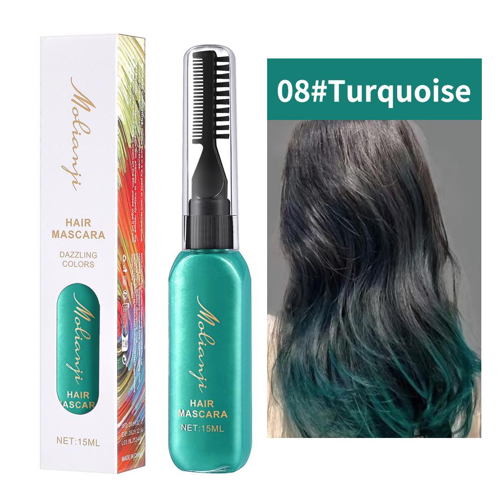 Disposable Hair Dye Hair Cream Plant Natural Whitening Dual-purpose Mascara