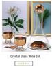 Nordic Style Golden Beaded Glass Fruit Plate - Round and Elegant for Banquets