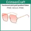 Fashion Square Sunglasses With Uv400 Protection For Travel And Outdoor Activities