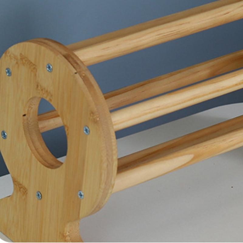 Porta accessori per capelli in legno Espositore per fasce per capelli Texture legno per riporre ed esporre ordinatamente fasce per capelli e gioielli