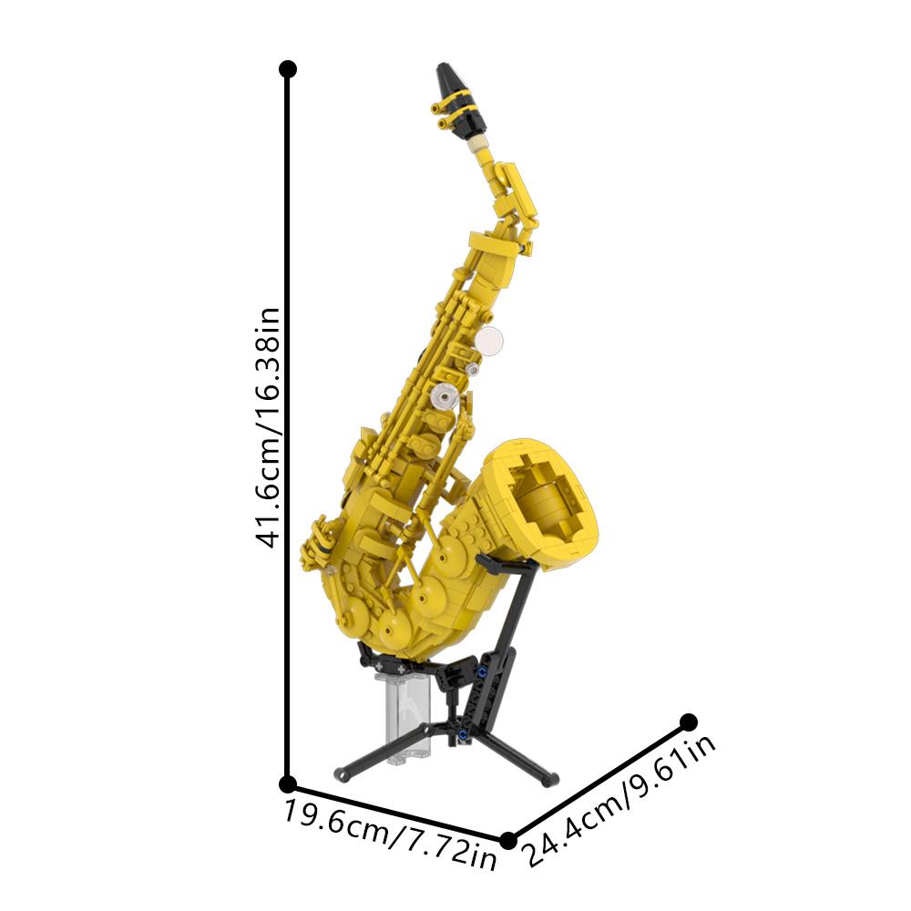 MOC High Quality Saxophone Building Blocks