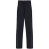 Ferragamo Straight Leg Pleated Trousers Black