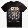 Anthrax AMONG THE KINGS 100% Bavlna Tričko Pánská Trička Top Heavy Metalová Kapela NOVÉ Licencované & Oficiální