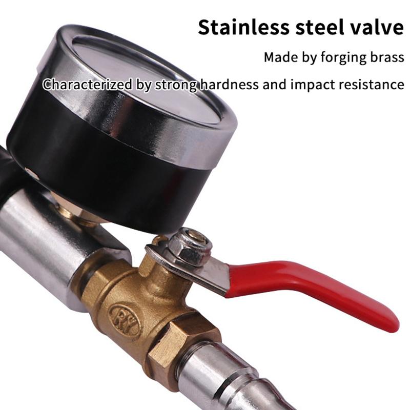 0-15Bar/220Psi Car Tire Inflator Rod With Tester Tire Pressure Gauge For Truck Motorcycle Repair Tools Universal Tyre Manometro
