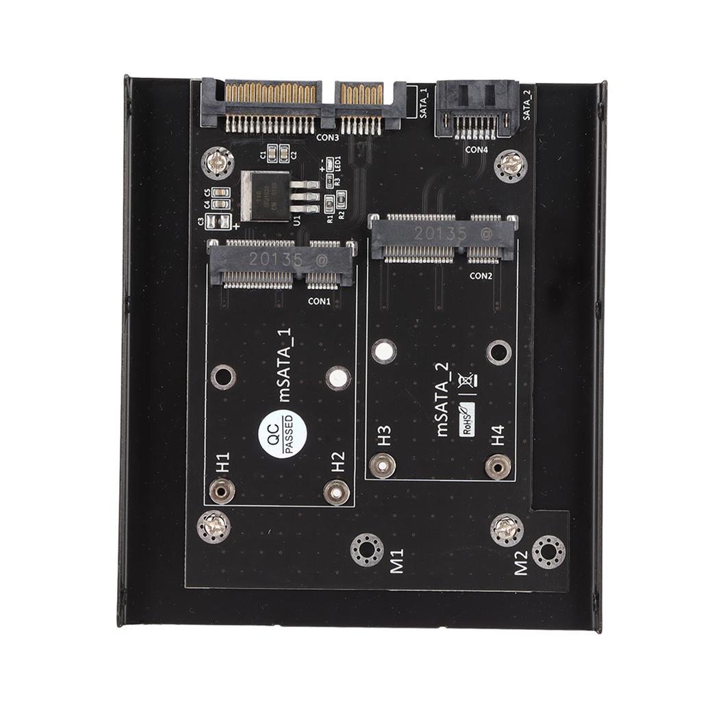 Adapter Card Dual MSATA SSD To Dual SATA3 Fast Reading Speed Converter Computer Accessories