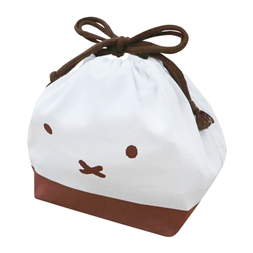 Kutsuwa Miffy Face Women's Lunch Series Lunch Bag MF836 Made In Japan