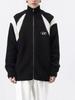 Men's Trendy Chinese Embroidery High Neck Zipper Cardigan Sweater for Couples - Autumn/Winter Collection
