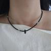 APIOH TINY ONYX NECKLACE